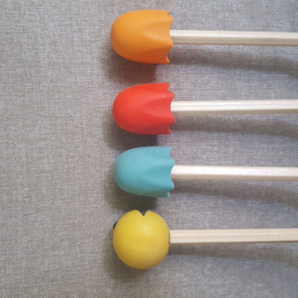 Pac-Man Pencils (Removeable Erasers) - Set of 4 - Picture 3 of 3